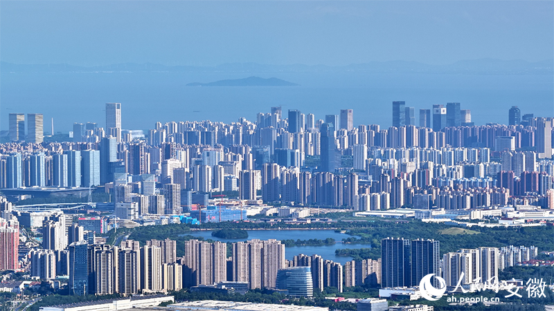 合肥滨湖新区。人民网记者 郭昊摄